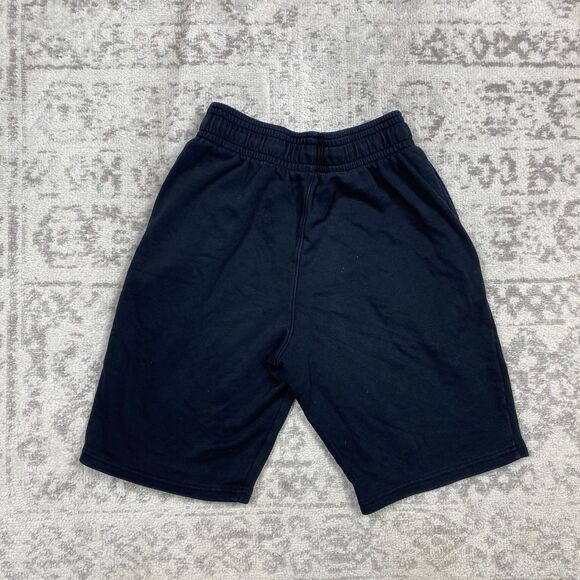 Under Armour Athletic Shorts Mens Loose Fit Cotton Pockets Black Size Small - Picture 3 of 5